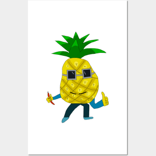 Cool Pineapple Posters and Art